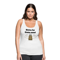 Thumbnail for Strive for Grate-ness | Women’s Premium Tank Top - white