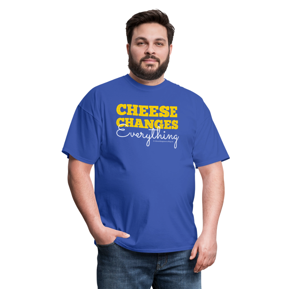 Cheese Changes Everything | Unisex Classic T-Shirt - royal blue