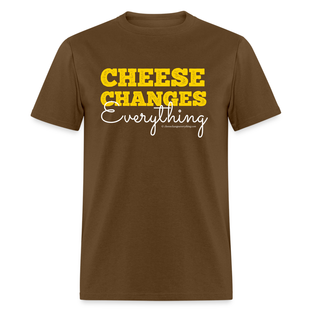 Cheese Changes Everything | Unisex Classic T-Shirt - brown