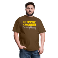 Thumbnail for Cheese Changes Everything | Unisex Classic T-Shirt - brown