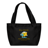 Thumbnail for Say Cheese and Keep Smiling | Recycled Insulated Lunch Bag - black