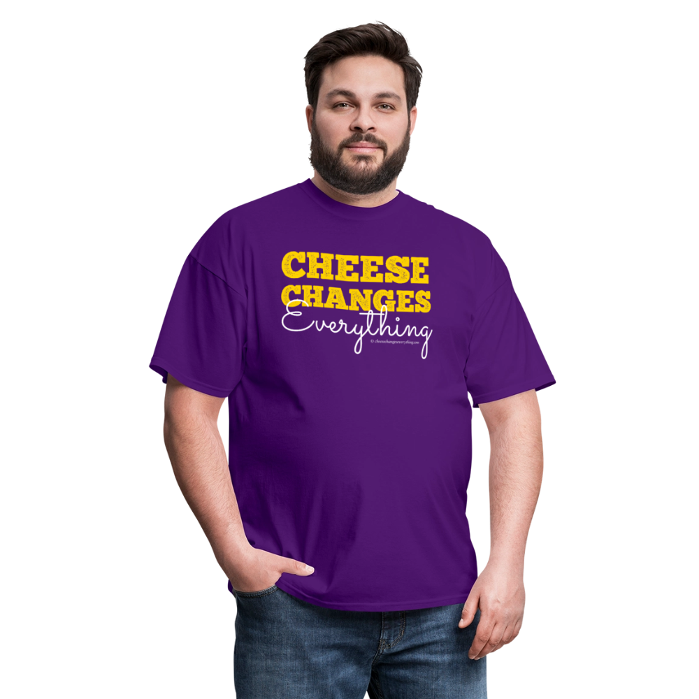 Cheese Changes Everything | Unisex Classic T-Shirt - purple