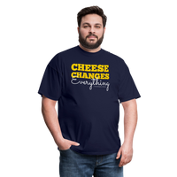 Thumbnail for Cheese Changes Everything | Unisex Classic T-Shirt - navy